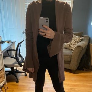 HINGE Bell Sleeved Cinched Cardigan